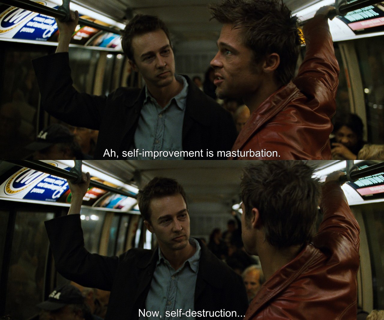 self-improvement is just a masturbation cycle