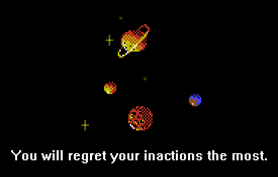 You will regret your inactions the most.